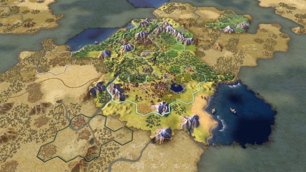 Кадр из игры Civilization VI