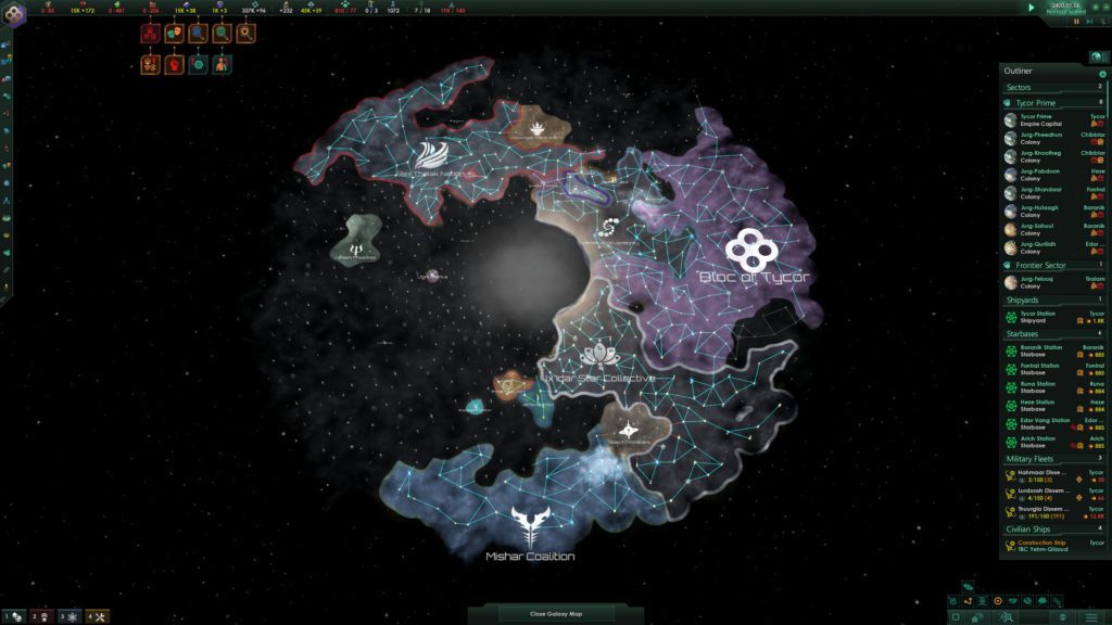 Кадр из игры Stellaris