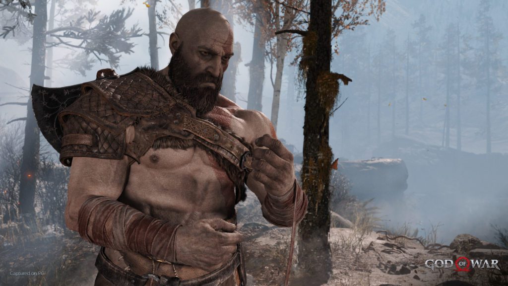 Кадр из игры God of War