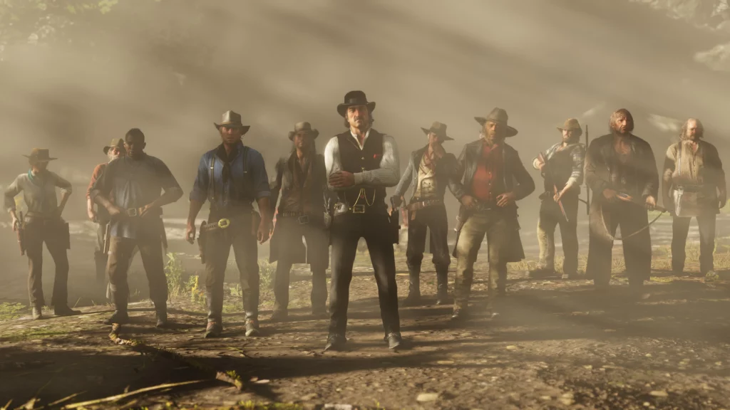 Кадр из игры RDR 2