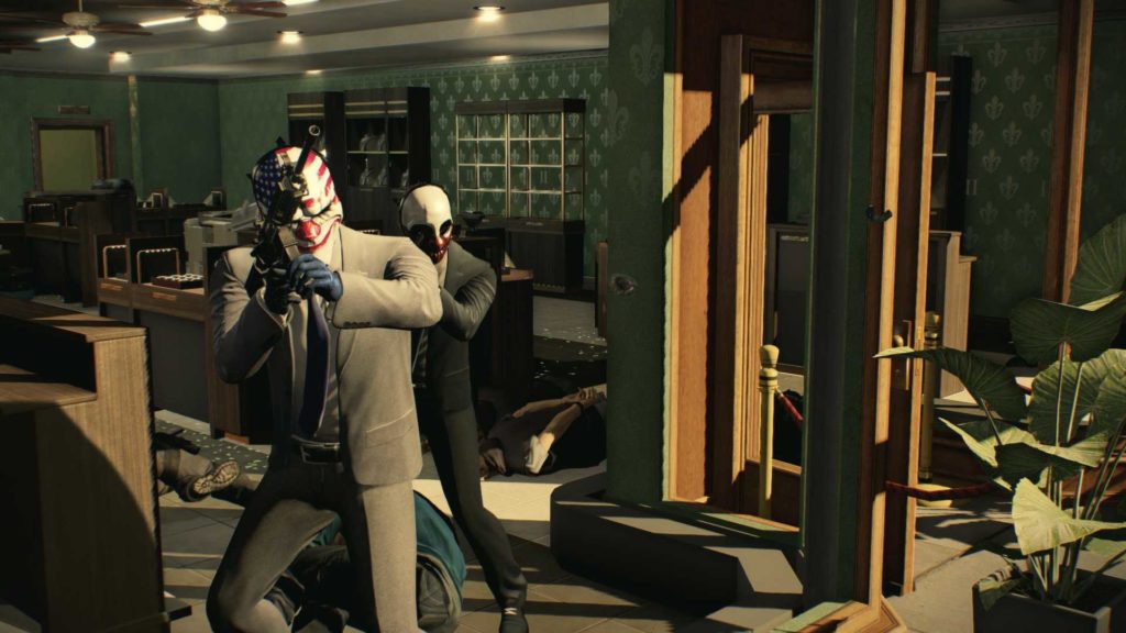 Кадр из игры Payday 2